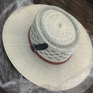 Charlie1Horse Wanted Collection Blue Roan Straw Hat